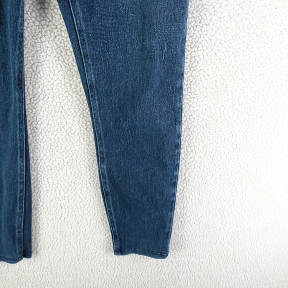 Spanx Jeggings Womens Medium Blue Stretch Dark Wash Tapered - Picture 3 of 10